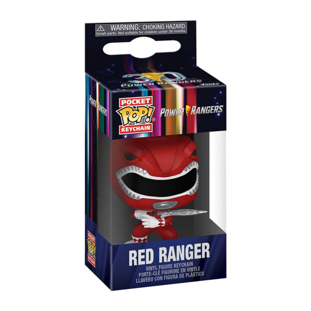 Power Rangers 30th Anniversary Red Ranger Pop! Keychain