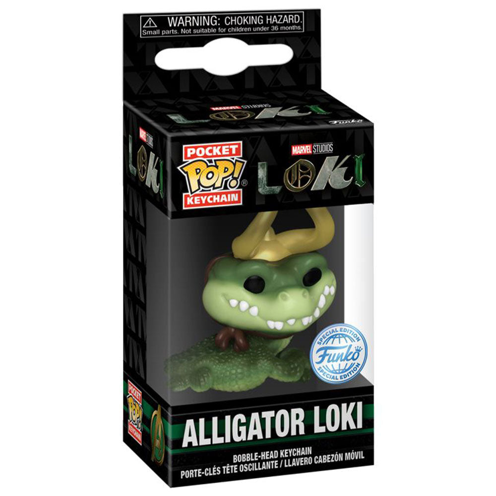 Loki (TV) Alligator Loki US Exclusive Pop! Keychain