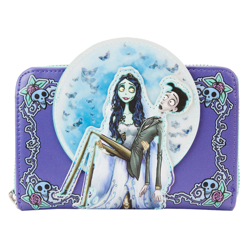 Corpse Bride Moon Zip Around Wallet