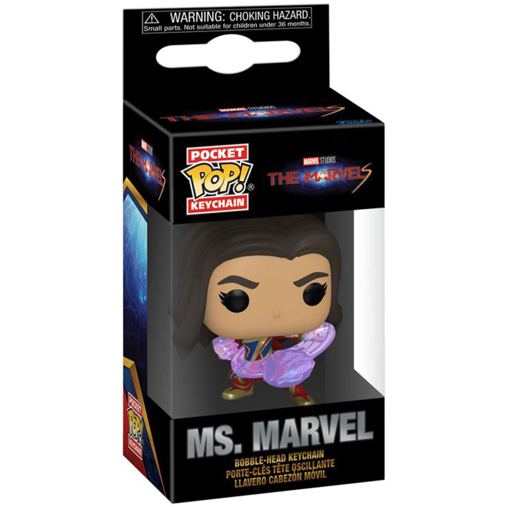 The Marvels 2023 Ms. Marvel Pop! Keychain