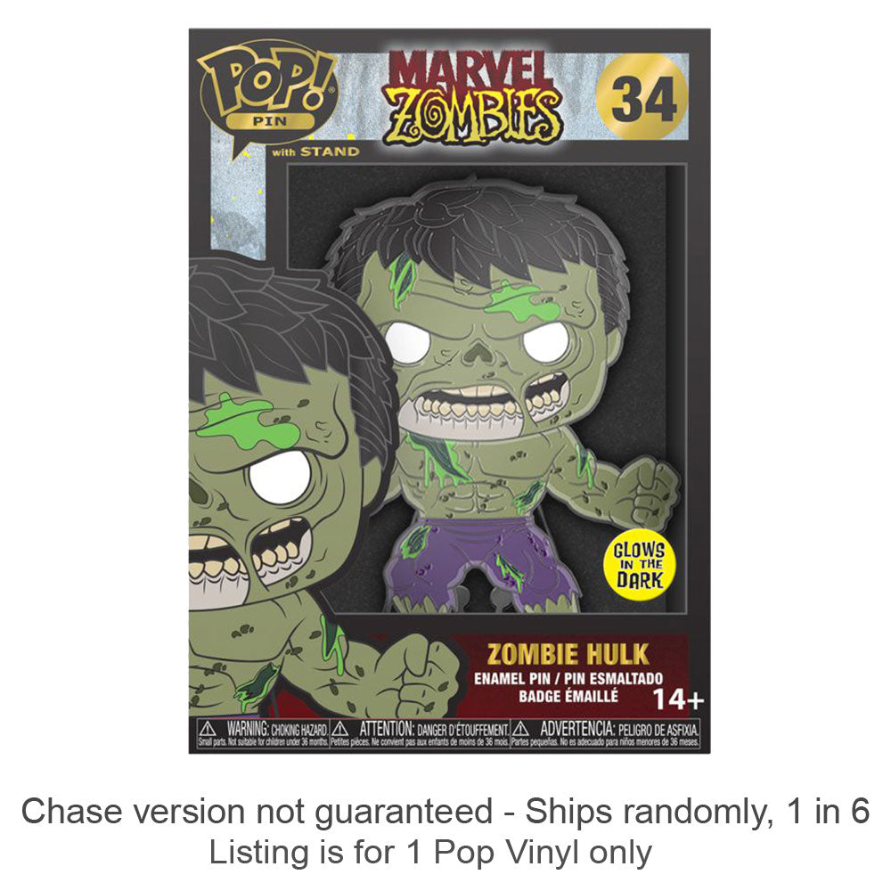 Marvel Comics Zombie Hulk 4" Pop! Pin