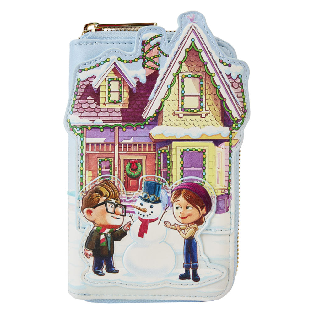 Up 2009 House Christmas Zip Around Wallet