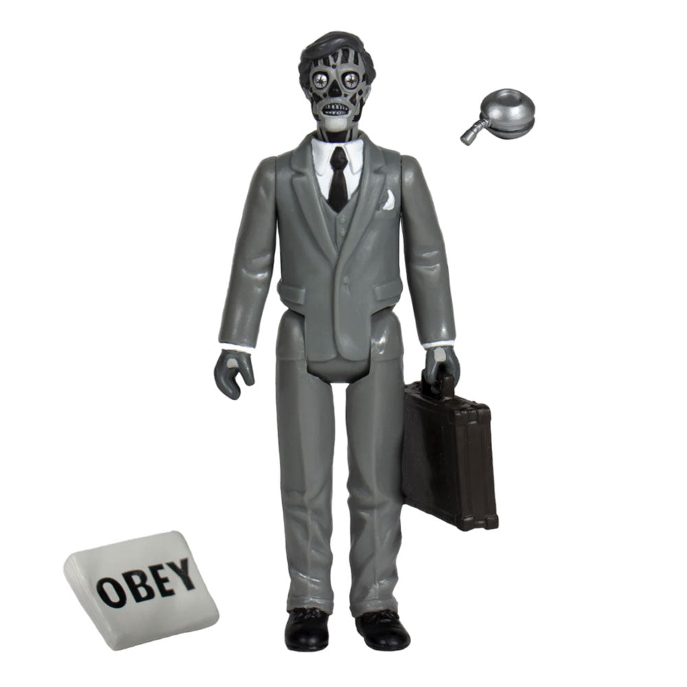 They Live Male Ghoul Black & White ReAction 3.75" Figure