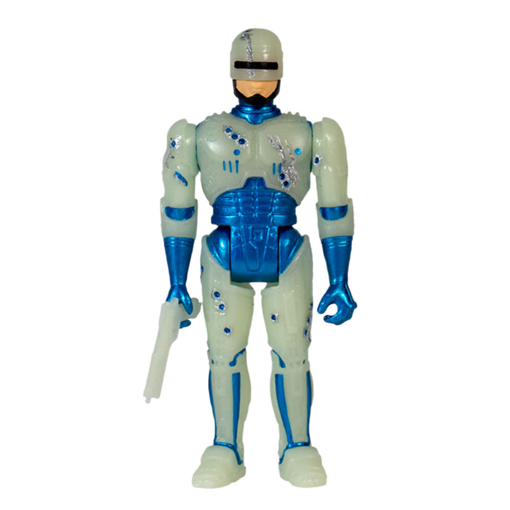 RoboCop Battle Damaged Glow in Dark ReAction 3.75" Figure
