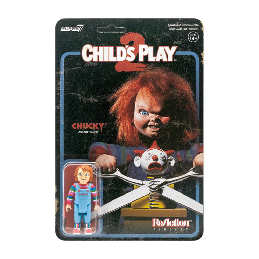 Child's Play 2 Homicidal Chucky ReAction 3.75" Action Figure
