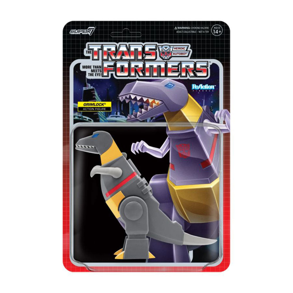 Transformers Dino Grimlock ReAction 3.75" Action Figure