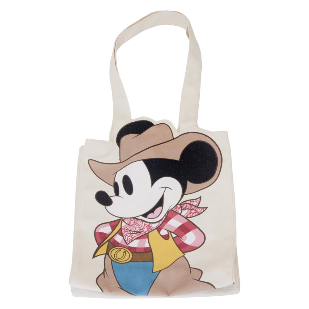 Disney Western Mickey Canvas Tote Bag