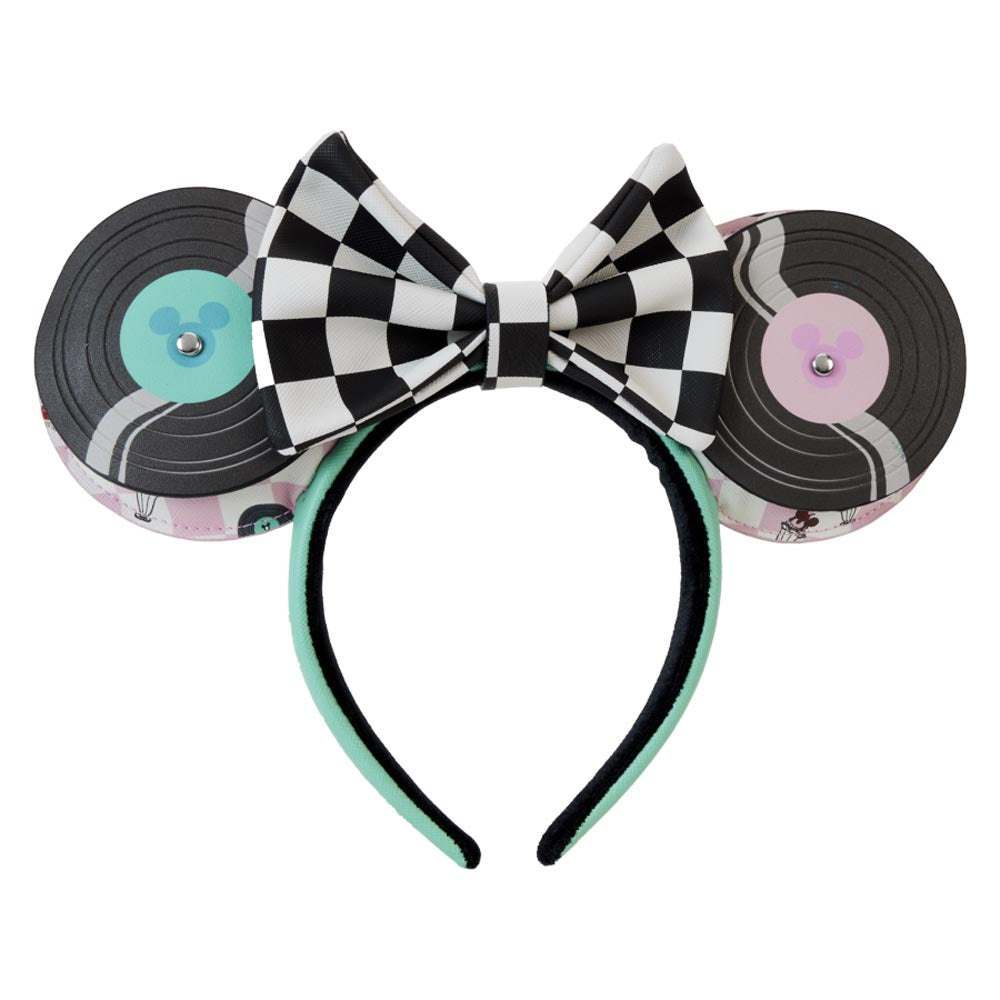 Disney Mickey & Minnie Date Diner Records Headband