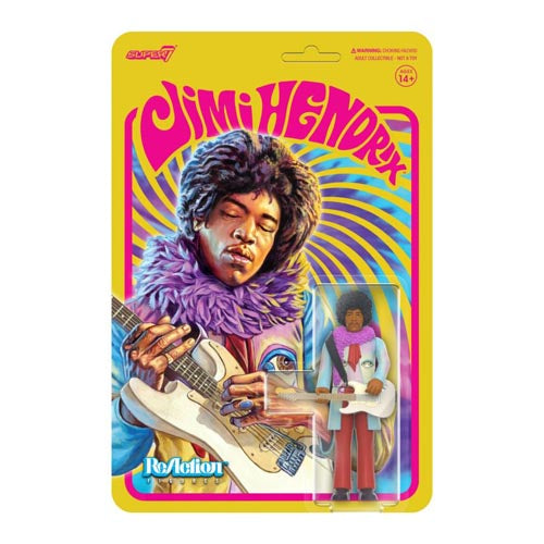 Jimi Hendrix Are You Experienced Reaction 3.75" Figure