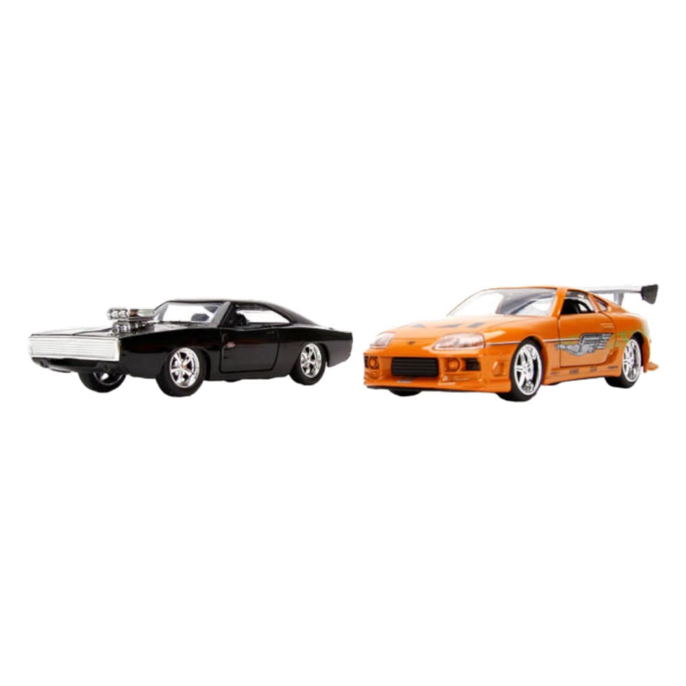 F&F Don's Charger & Brian's Supra 1:32 Diecast Ride 2pk