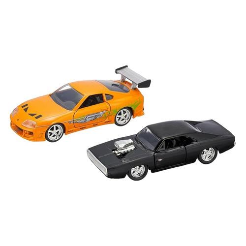 F&F Don's Charger & Brian's Supra 1:32 Diecast Ride 2pk