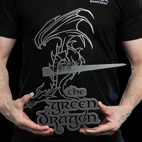 TLOR The Green Dragon Metalbird Corten Steel Silhouette