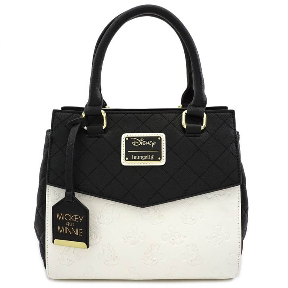 Mickey & Minnie Mouse B&W Tote Bag