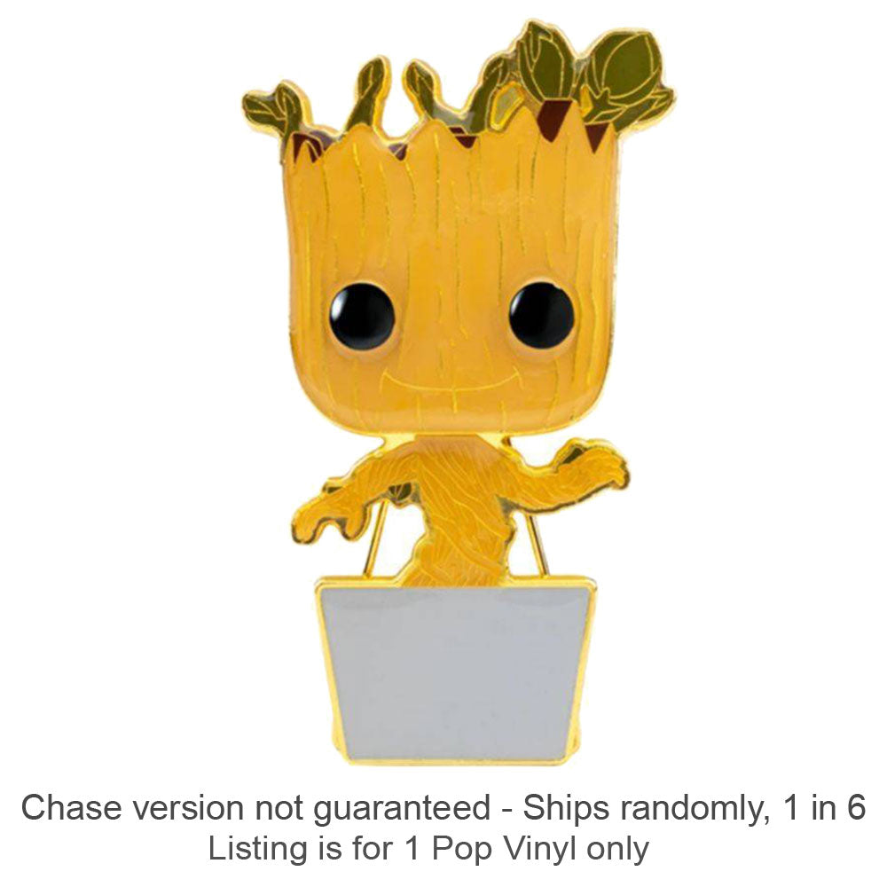 Baby Groot 4" Pop! Enamel Pin Chase Ships 1 in 6