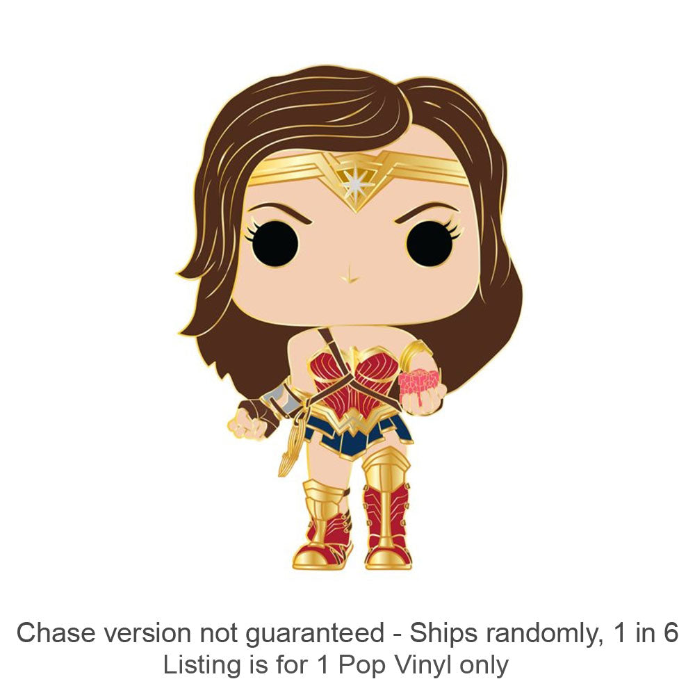 Wonder Woman 4" Pop! Enamel Pin Chase Ships 1 in 6