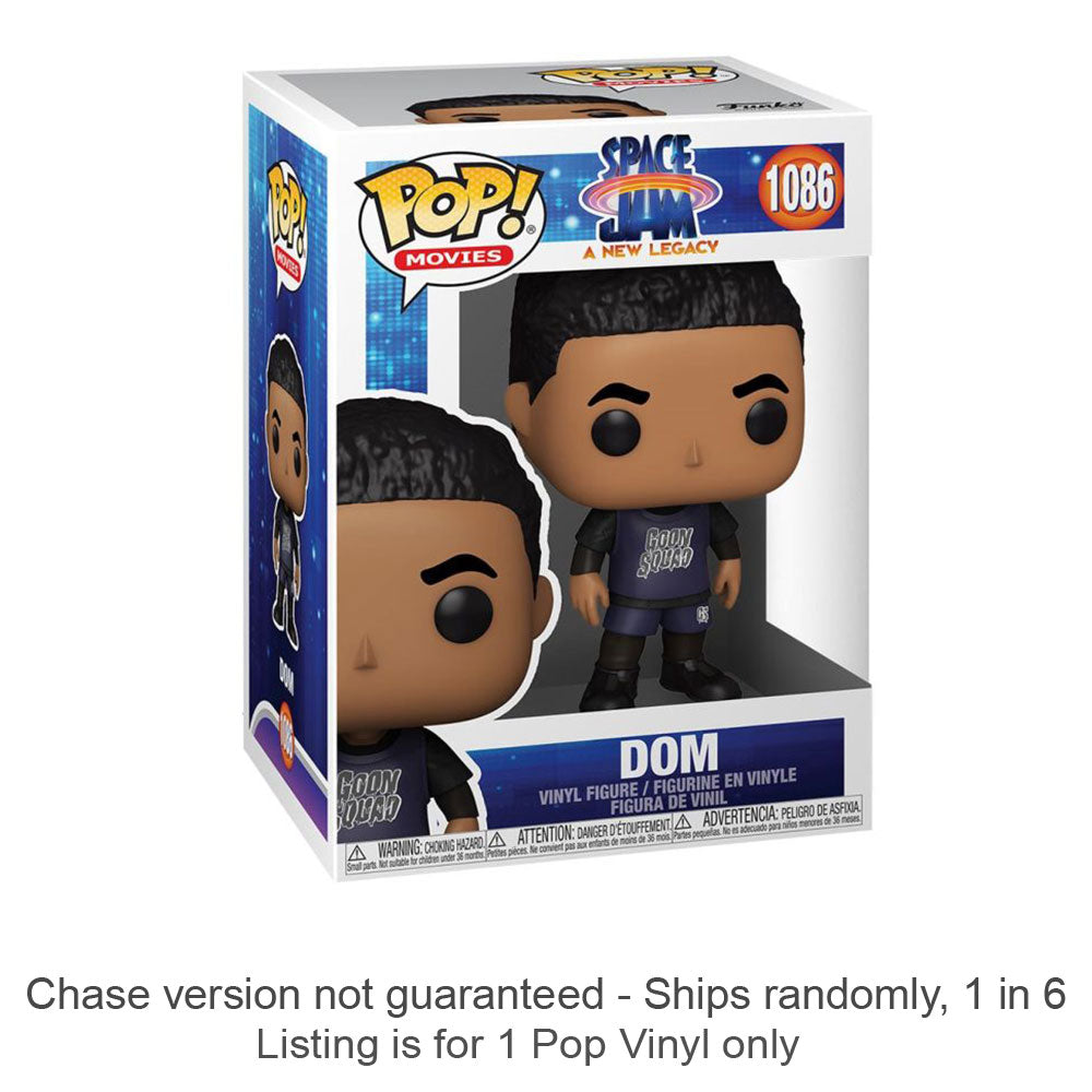 Space Jam 2: A New Legacy Dom Pop! Vinyl Chase Ships 1 in 6