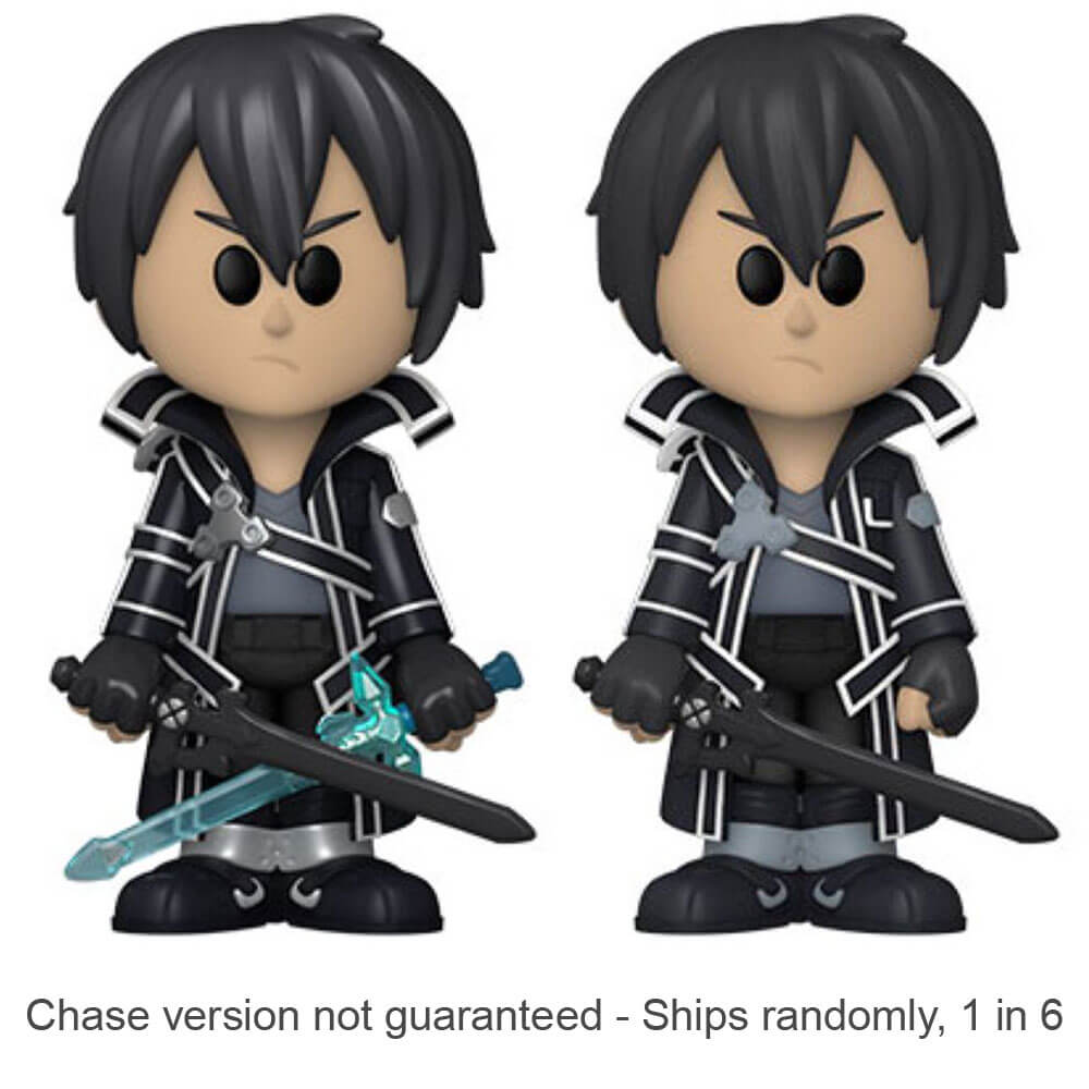 Sword Art Online Kirito Vinyl Soda Chase Ships 1 in 6
