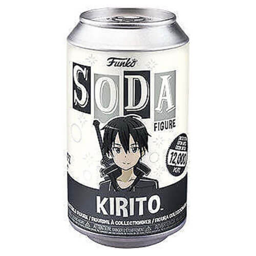 Sword Art Online Kirito Vinyl Soda Chase Ships 1 in 6