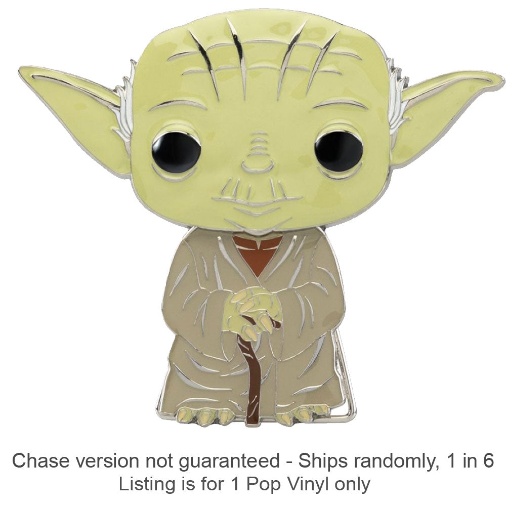 Star Wars Yoda 4" Pop! Enamel Pin Chase Ships 1 in 6