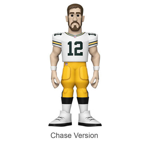 NFL Packers Aaron Rodgers 5" Vinyl Gold Chase Ships 1 in 6