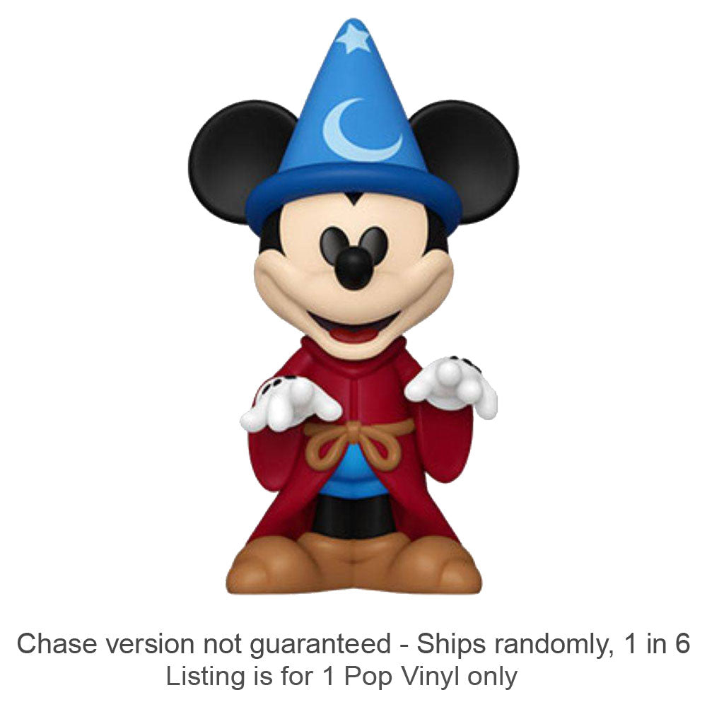 Fantasia Mickey Sorcerer US Vinyl Soda Chase Ships 1 in 6