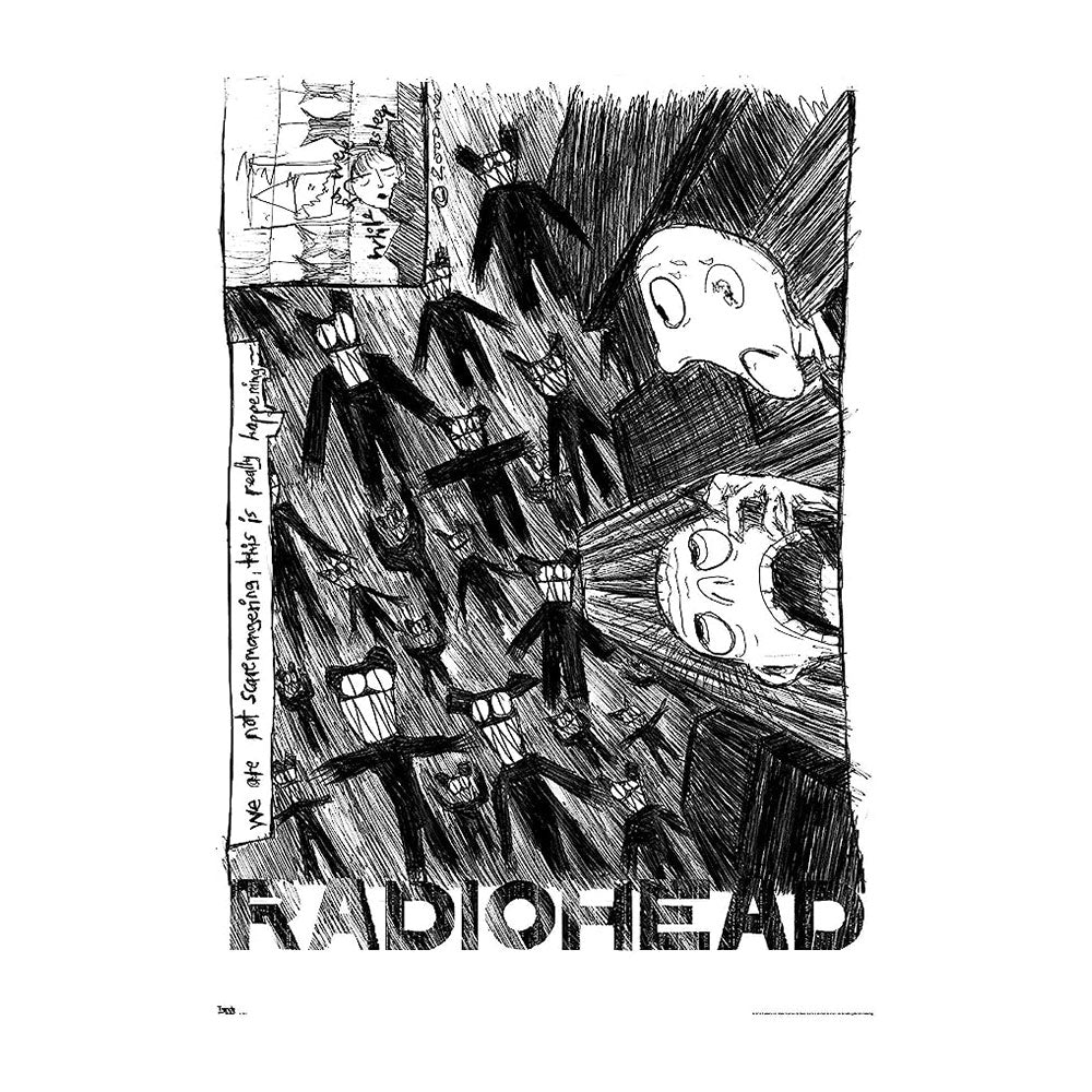 Radiohead Scribble Poster (61x91.5cm)
