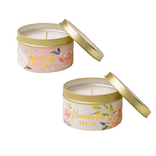 Mother's Day Gifts Tin Candle