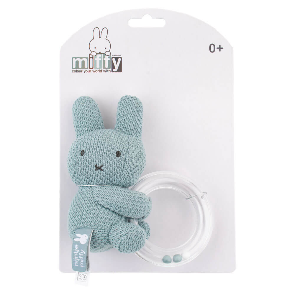 Miffy Ring Rattle with Beads