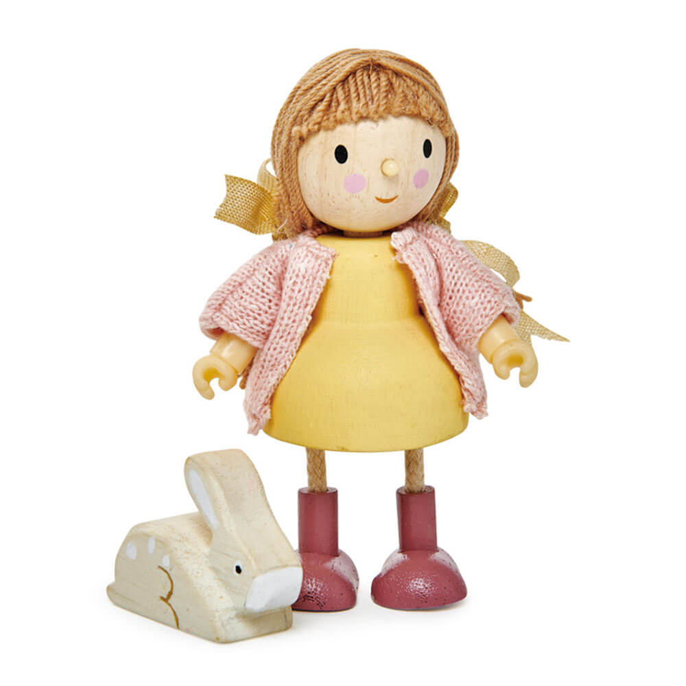 Leaf Toys Wooden Doll with Flexible Limbs