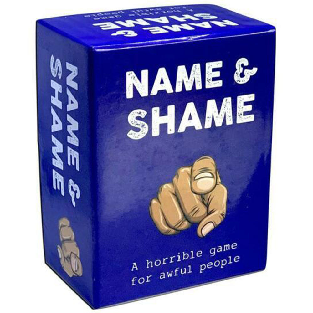 Name and Shame Card Game