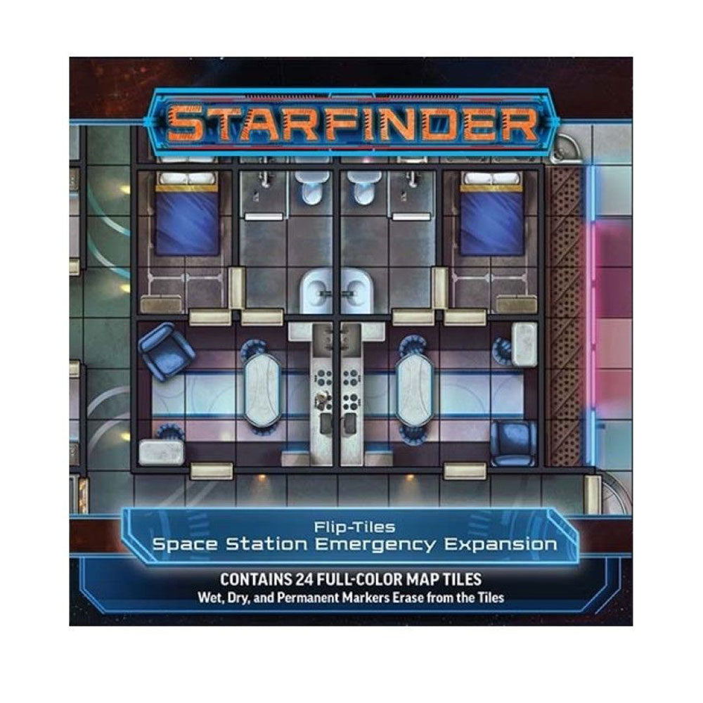 Starfinder RPG Flip Tiles Space Station Emergency Expansion