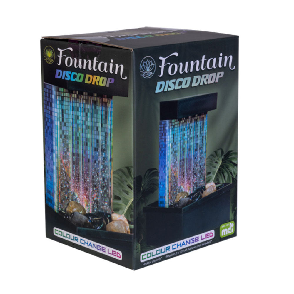 LED Disco Back Drop Water Feature Fountain