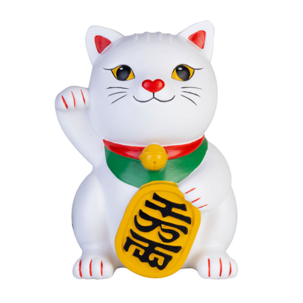 White Lucky Kitty Table Lamp