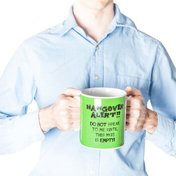 Hangover Alert Double Handled Mug