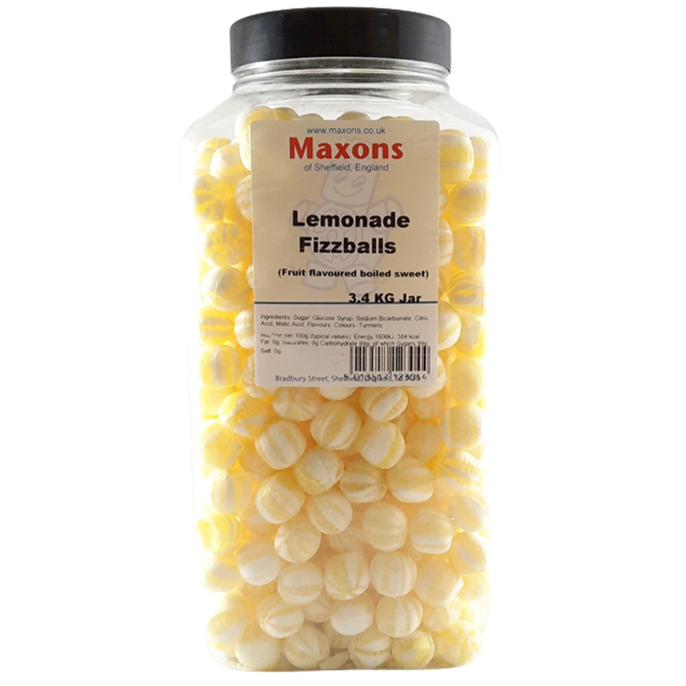 Maxons Lemonade Fizzballs 3.4kg