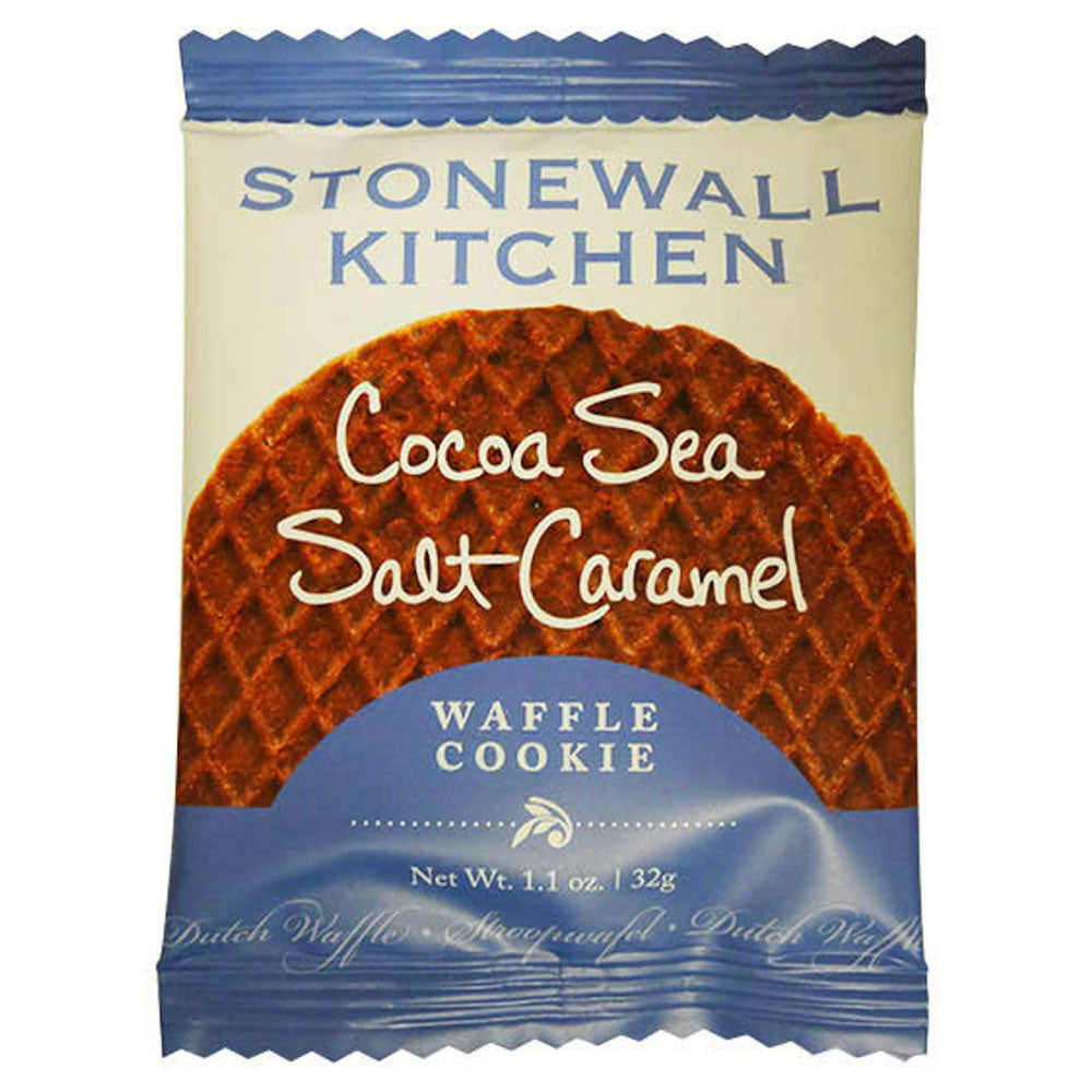 Stonewall Kitchen Cocoa Sea Salt Caramel Waffle Cookie 8pcs