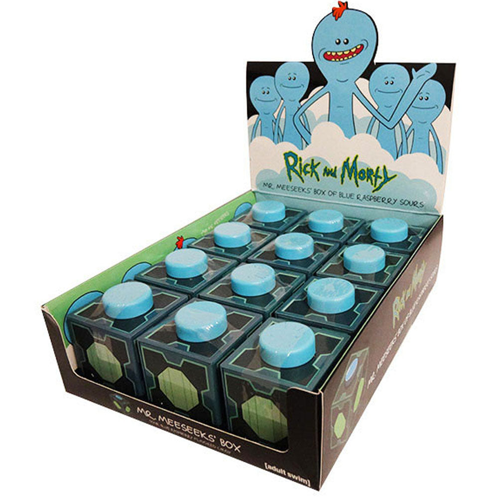 Rick and Morty Mr Meeseeks Box of Blue Raspberry Sours