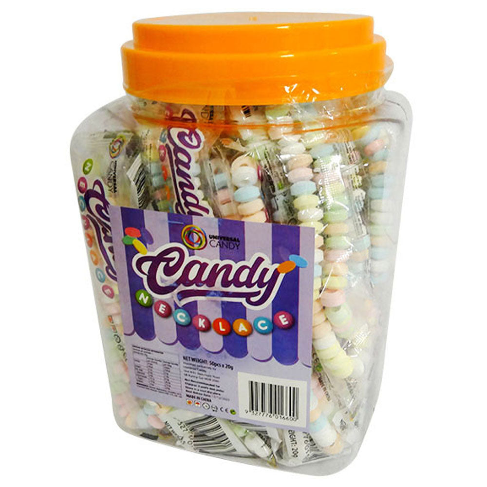 Candy Necklace Individually Wrapped (50pcs/Display)