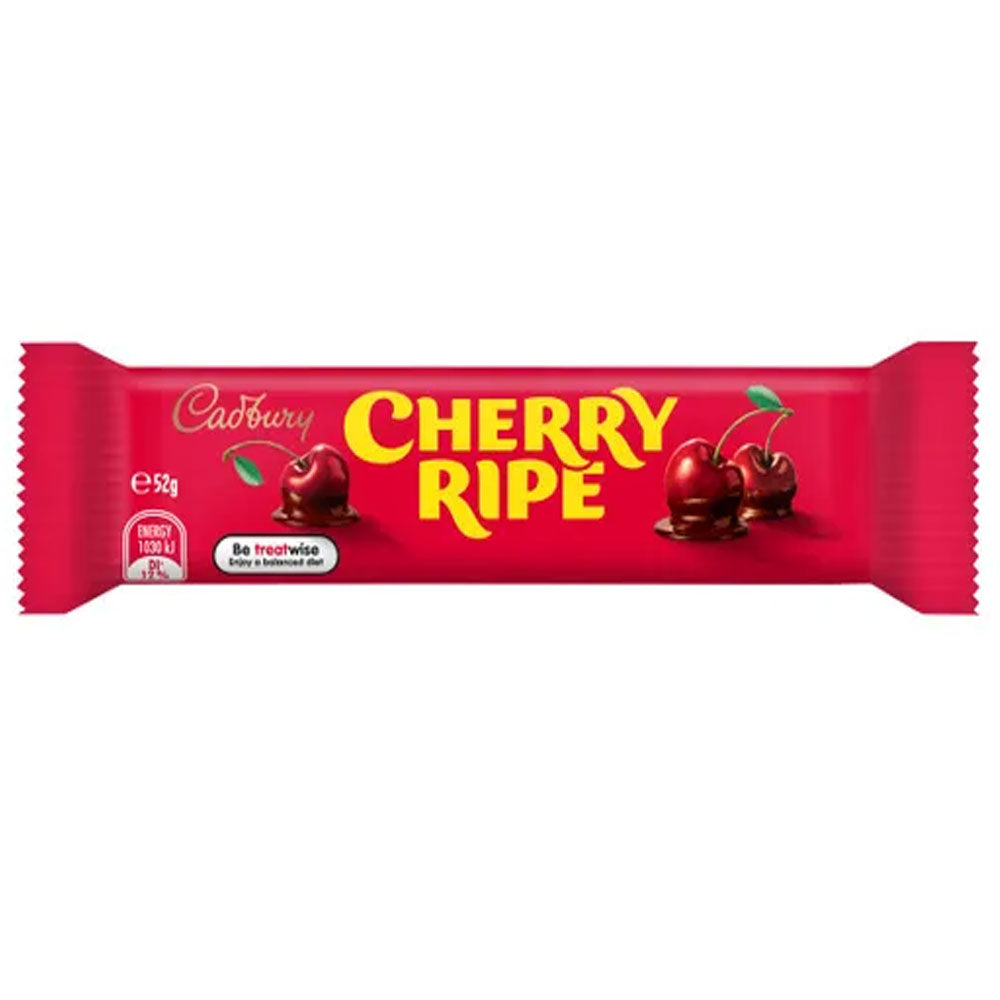 Cadbury Cherry Ripe Milk Chocolate Bars 52g