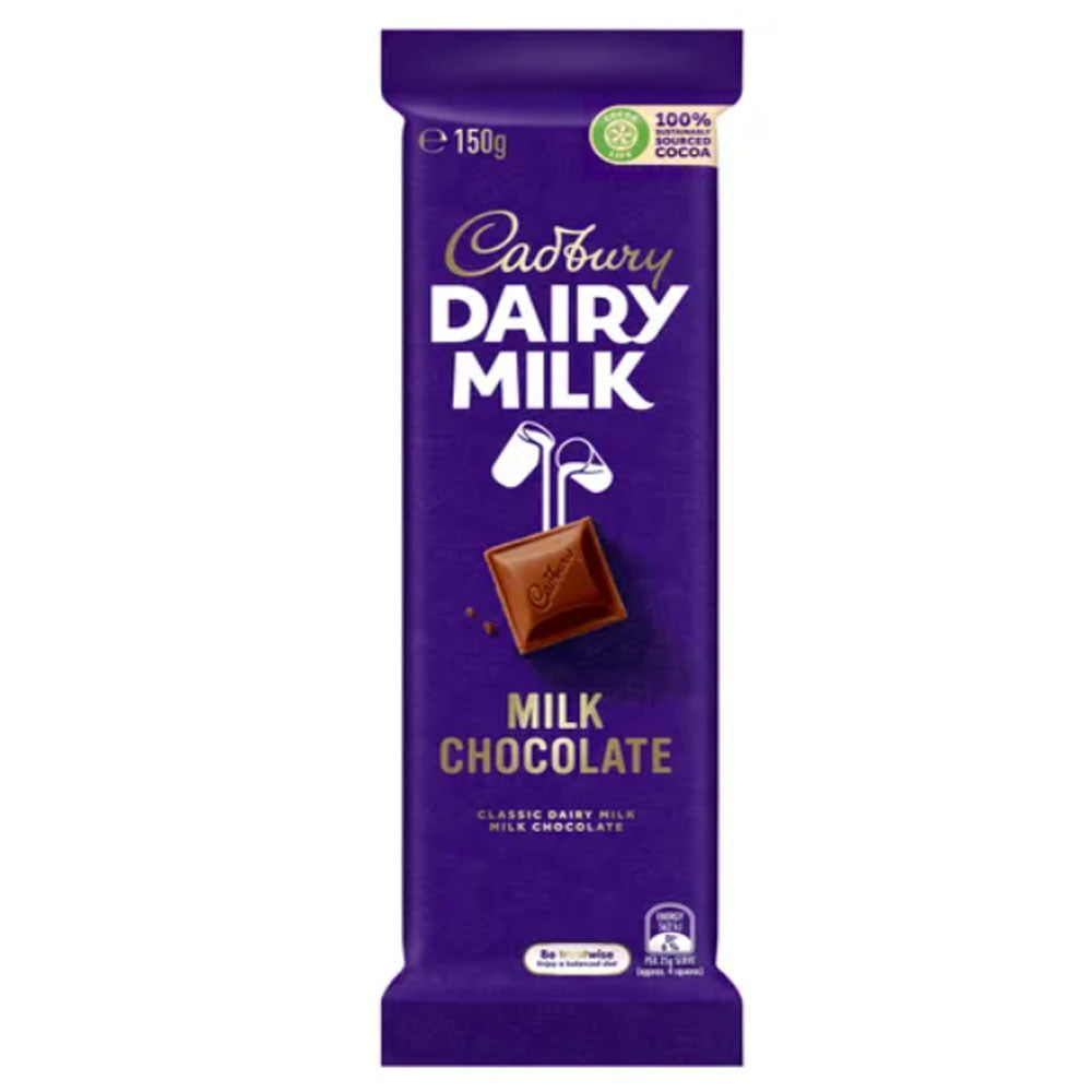 Cadbury Dairy Milk Chocolate Block 150g