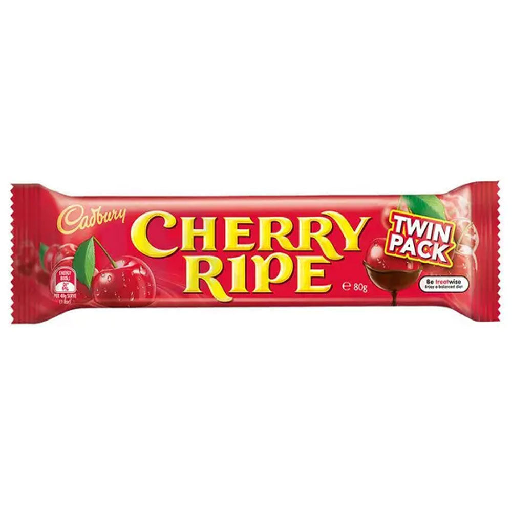 Cadbury Cherry Ripe King Size Chocolate Bars 80g
