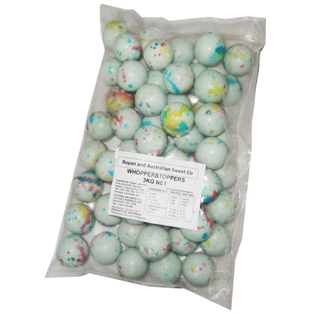 Whopperstoppers Speckled White Gobstoppers 3kg