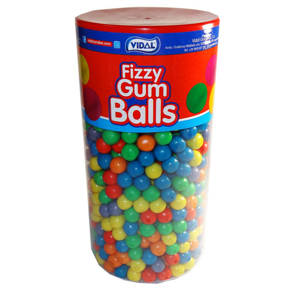 Vidal Fizzy Gum Balls 1.6kg