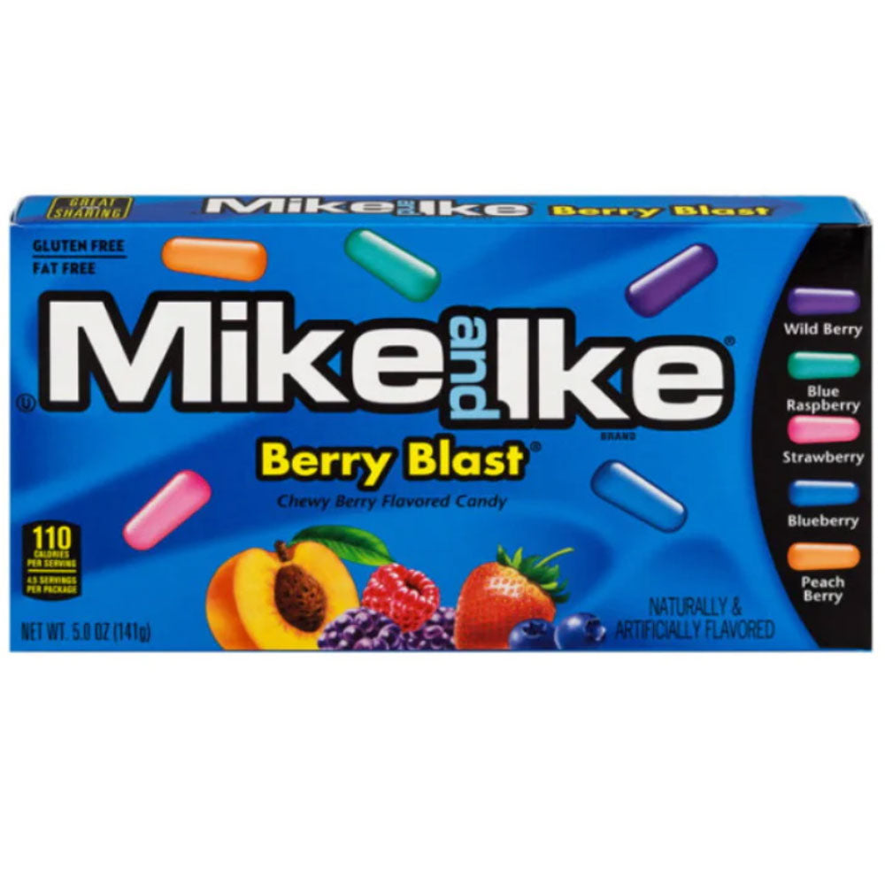 Mike and Ike Berry Blast Chewy Candy (12x141g)