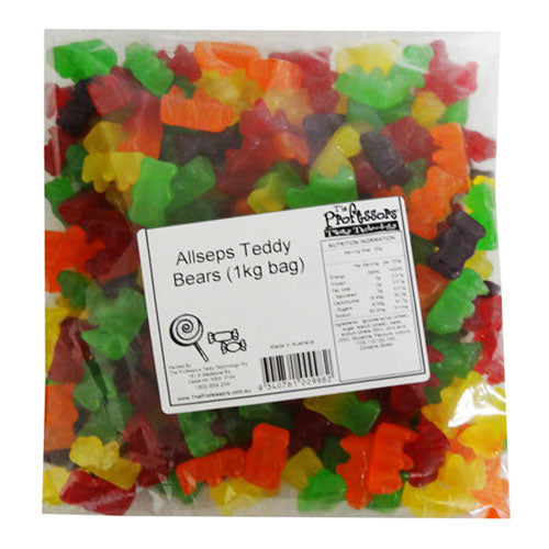 Allseps Bulk Teddy Bears 1kg (8 Bags)