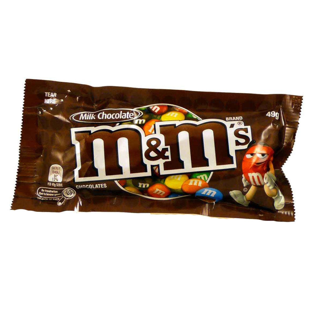 M&M Milk Chocolate Snack Size (12x49g)