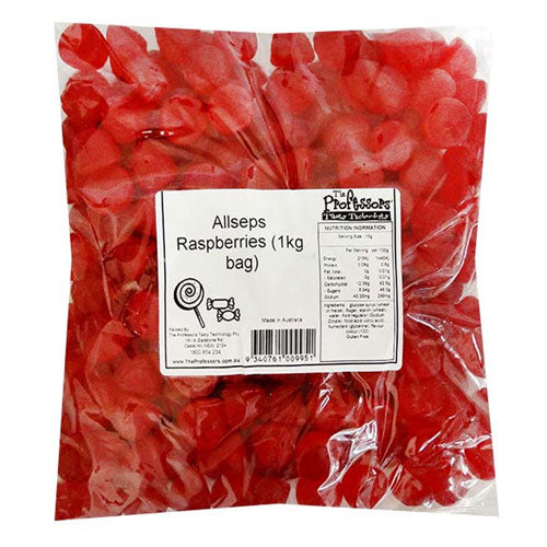 Allseps Bulk Raspberries 1kg (8 Bags)