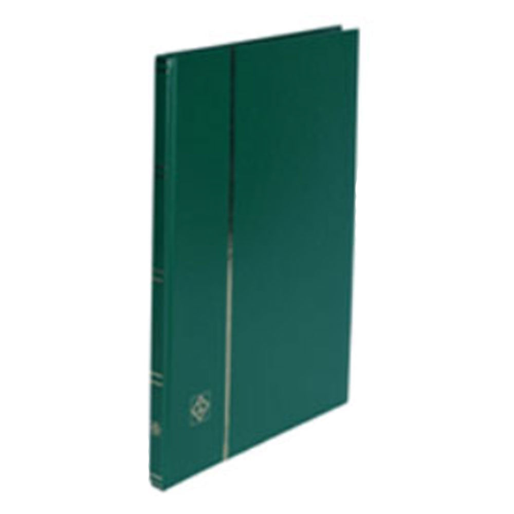 Basic Non-Padded A5 Stockbook with 16 White Pages (Green)