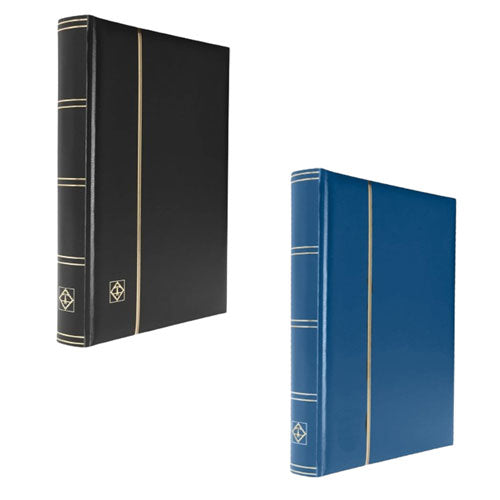 Padded Leatherette A4 Stockbook w/ 32 White Pages