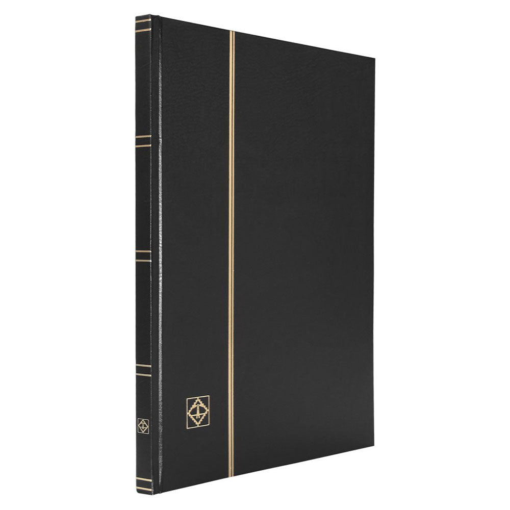 Basic Non-Padded A4 Stockbook with 16 Black Pages